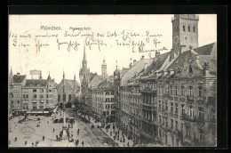 AK München, Partie Am Marienplatz  - München