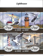 Sierra Leone 2018 Lighthouses, Mint NH, Nature - Various - Birds - Lighthouses & Safety At Sea - Phares