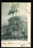 AK Karlsruhe, Denkmal Kaiser Wilhelm Der Grosse  - Karlsruhe