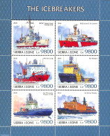 Sierra Leone 2018 The Icebreakers, Mint NH, Transport - Ships And Boats - Barcos