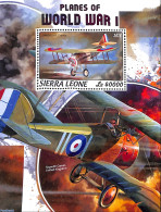 Sierra Leone 2018 Planes Of World War I, Mint NH, History - Transport - Aircraft & Aviation - World War I - Vliegtuigen