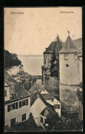 AK Meersburg A. Bodensee, Schlosspartie Mit Seeblick  - Meersburg