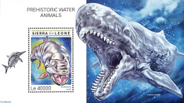 Sierra Leone 2018 Prehistoric Water Animals, Mint NH, Nature - Prehistoric Animals - Préhistoriques