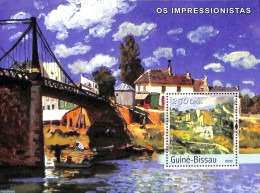 Guinea Bissau 2003 OS Impressionistas, Paul Cézanne, Mint NH, Art - Paintings - Guinée-Bissau
