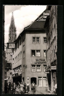 AK Konstanz /Bodensee, Strassenpartie Mit Gasthaus Zum Elefanten Fritz Stark Und Cafe Bosch  - Konstanz