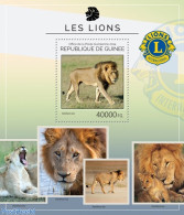 Guinea, Republic 2014 Lions, Mint NH, Nature - Cat Family - Autres & Non Classés