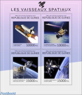 Guinea, Republic 2014 Spacecraft, Mint NH, Transport - Space Exploration - Autres & Non Classés