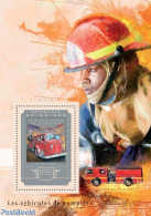 Guinea, Republic 2014 Fire Engines, Mint NH, Transport - Fire Fighters & Prevention - Pompieri