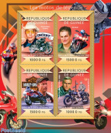 Guinea, Republic 2015 Motor Legends, Mint NH, Transport - Motorcycles - Motorfietsen