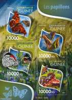 Guinea, Republic 2015 Butterflies, Mint NH, Nature - Butterflies - Flowers & Plants - Other & Unclassified