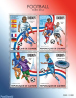 Guinea, Republic 2015 Football 2016, Mint NH, Sport - Football - Sonstige & Ohne Zuordnung