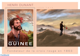 Guinea, Republic 2013 Henri Dunant, Mint NH, Health - Sport - Red Cross - Mountains & Mountain Climbing - Red Cross