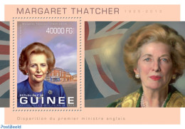 Guinea, Republic 2013 Margaret Thatcher, Mint NH, History - Politicians - Other & Unclassified