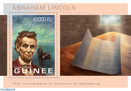 Guinea, Republic 2013 Abraham Lincoln, Mint NH, History - American Presidents - Otros & Sin Clasificación