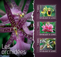 Guinea, Republic 2014 Orchids, Mint NH, Nature - Flowers & Plants - Orchids - Andere & Zonder Classificatie