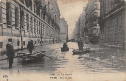 75-PARIS LA CRUE 1910 RUE DE LILLE-N°5170-A/0217 - De Overstroming Van 1910