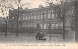 75-PARIS INONDE 1910 LE MINISTERE DES AFFAIRES ETRANGERES-N°5170-A/0221 - Paris Flood, 1910