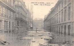 75-PARIS CRUE 1910 RUE DE BOURGOGNE-N°5170-A/0197 - Inondations De 1910