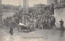 75-PARIS LA CRUE 1910 QUAY DE PASSY-N°5170-A/0211 - Alluvioni Del 1910