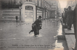 75-PARIS CRUE 1910 RUE DU BAC-N°5170-A/0189 - Paris Flood, 1910