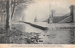 75-PARIS CRUE 1910 QUAI DEBILLY-N°5170-A/0185 - Paris Flood, 1910