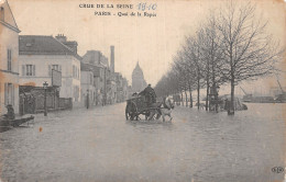 75-PARIS CRUE 1910 QUAI DE LA RAPEE-N°5170-A/0181 - Überschwemmung 1910