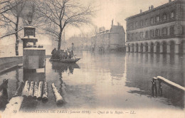 75-PARIS INONDATIONS 1910 QUAI DE LA RAPEE-N°5170-A/0177 - Überschwemmung 1910