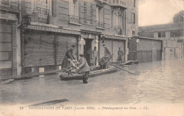 75-PARIS INONDATIONS 1910 RUE GROS-N°5170-A/0143 - Überschwemmung 1910