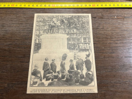 1930 GHI24 L'INAUGURATION DU MONUMENT DU MARÉCHAL FOCH A LONDRES Fleuriau Arthur De Connaught Marquis De Crewe - Collections