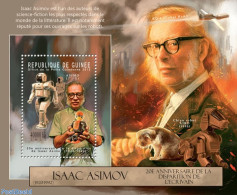 Guinea, Republic 2012 Isaac Asimov, Mint NH, Nature - Performance Art - Dogs - Movie Stars - Art - Science Fiction - Acteurs