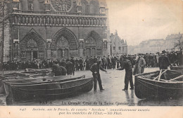 75-PARIS CRUE 1910 CANOTS BERTHON-N°5170-A/0057 - Inondations De 1910