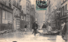 75-PARIS INONDATIONS 1910 PLACE MAUBERT-N°5170-A/0047 - Überschwemmung 1910