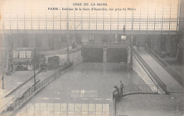 75-PARIS CRUE GARE D AUSTERLIZ-N°5170-A/0039 - Überschwemmung 1910