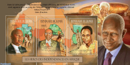 Guinea, Republic 2012 Heroes Of African Independences, Mint NH, History - Nelson Mandela - Sonstige & Ohne Zuordnung