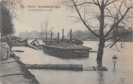 75-PARIS INONDE 1910 QUAI DU LOUVRE-N°5170-A/0029 - Inondations De 1910