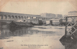 75-PARIS CRUE 1910 QUAI DU POINT DU JOUR-N°5170-A/0025 - Inondations De 1910