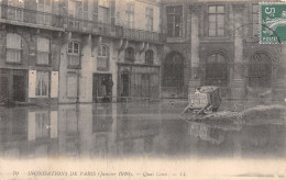 75-PARIS INONDATIONS QUAI CONTI-N°5170-A/0007 - Paris Flood, 1910