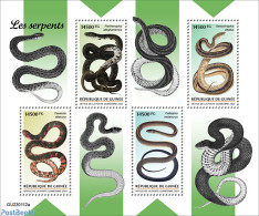 Guinea, Republic 2023 Snakes, Mint NH, Nature - Reptiles - Snakes - Andere & Zonder Classificatie