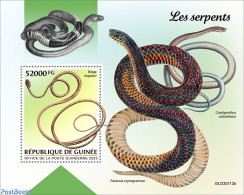 Guinea, Republic 2023 Snakes, Mint NH, Nature - Reptiles - Snakes - Other & Unclassified