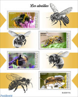 Guinea, Republic 2023 Bees, Mint NH, Nature - Bees - Flowers & Plants - Andere & Zonder Classificatie