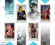 Guinea, Republic 2023 Pablo Picasso, Mint NH, Art - Pablo Picasso - Paintings - Sonstige & Ohne Zuordnung