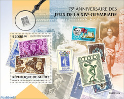 Guinea, Republic 2023 Games Of The XIV Olympiad, Mint NH, Sport - Olympic Games - Stamps On Stamps - Postzegels Op Postzegels