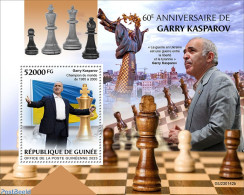 Guinea, Republic 2023 Kasparov, Mint NH, Sport - Chess - Schaken