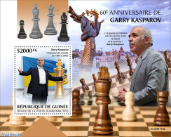 Guinea, Republic 2023 Kasparov, Mint NH, Sport - Chess - Ajedrez