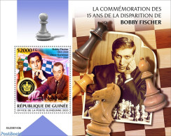 Guinea, Republic 2023 Bobby Fischer, Mint NH, Sport - Chess - Schach
