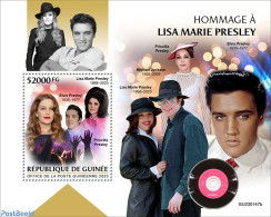 Guinea, Republic 2023 Tribute To Lisa Marie Presley, Mint NH, Performance Art - Elvis Presley - Michael Jackson - Musi.. - Elvis Presley