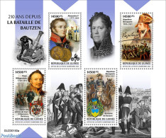 Guinea, Republic 2023 Battle Of Bautzen, Mint NH, History - Nature - Militarism - Napoleon - Horses - Militares