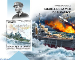 Guinea, Republic 2023 Battle Of Bismarck Sea, Mint NH, History - Transport - Militarism - World War II - Aircraft & Av.. - Militaria