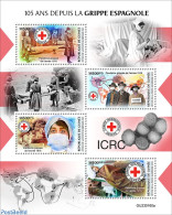 Guinea, Republic 2023 Spanish Flu, Mint NH, Health - Red Cross - Cruz Roja