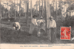 40-LANDES FOLKLORE RECOLTE DE LA GEMME-N°5170-D/0029 - Autres & Non Classés